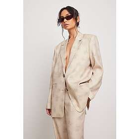 NA-KD Trend Printed Oversized Blazer (Women's)