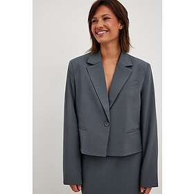 NA-KD Classic Kort skräddarsydd rak blazer (Dame)