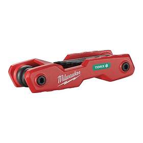 Milwaukee 4932480979 Torxnyckelsats vikbara, T9-T40, 8 delar