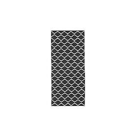 Horredsmattan Plastmatta Wave 150x250 Vändbar PVC Svart 12114-D250