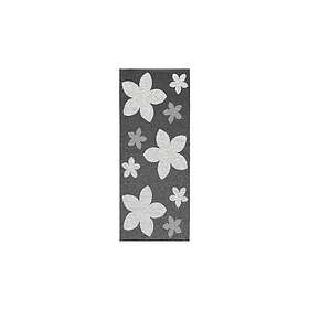 Horredsmattan Plastmatta Flower 70x100 Vändbar PVC Svart 11414-A100