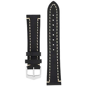 Hirsch Liberty musta artisaani nahkaranneke 1090 02 50 20mm