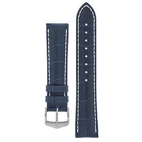 Hirsch Modena sininen nahkaranneke 1030 28 80 24mm