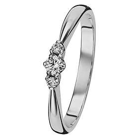 Kohinoor 033-235V-11 Vitguld Diamantring Helene 17½
