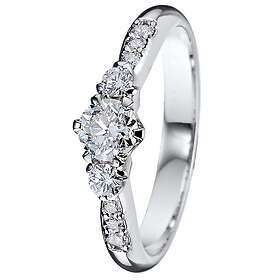 Kohinoor 033-235V-48 Diamantring vitguld Helene 17½