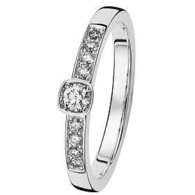 Kohinoor 033-240V-21 Diamantring vitguld Stella 17