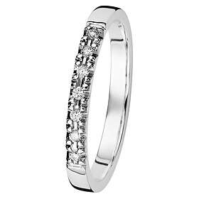 Kohinoor 033-244v-07 Diamantring vitguld Cristal 17½