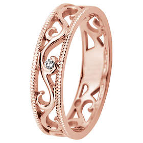 Kohinoor 033-252P-02 Diamantring roséguld Laurel 18