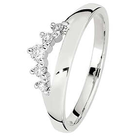 Kohinoor 033-405V-13 diamantring vitguld Tia 17½