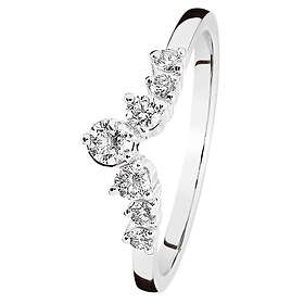 Kohinoor Tia diamantring vitguld 033-405V-27-155