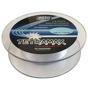 ASSO Tetramax 1000 M Carpfishing Line Durchsichtig 0.260 mm