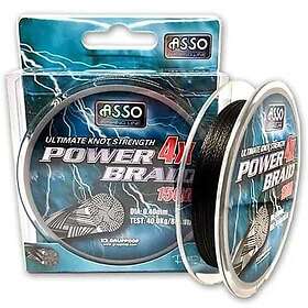 ASSO Power 4x 150 M Braided Line Durchsichtig 0,180 mm