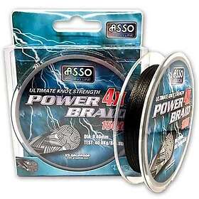 ASSO Power 4x 150 M Braided Line Durchsichtig 0,060 mm