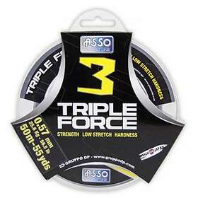 ASSO Triple Force 50 M Monofilament Durchsichtig 0.156 mm