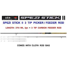 DAM Spezi Stick Ii Picker Spinning Rod Guld 2.70 m 10-50g