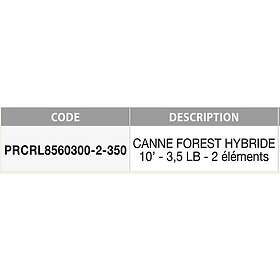 Prowess Forest Hybrid Carpfishing Rod Silver 3,05 m 3,5 Lbs