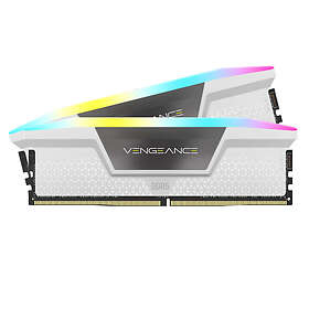 Corsair Vengeance White RGB DDR5 6000MHz 2x16Go (CMH32GX5M2E6000C36W)