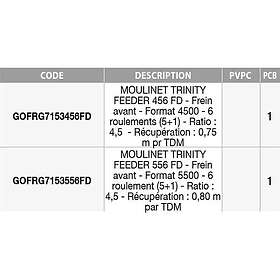 Garbolino Trinity Feeder Fd Spinning Reel Svart 5500