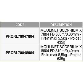 Prowess Scorpium X Carpfishing Reel Silver 8004FD