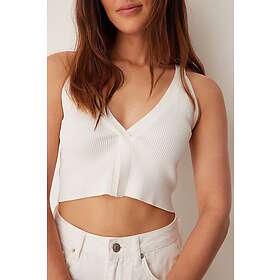 NA-KD Front Slit Fine Knitted Top (Dame)