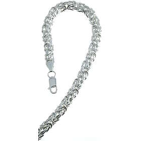 Halsband kungslänk 925 Sterling Silver 7,3mm KING7.3/45