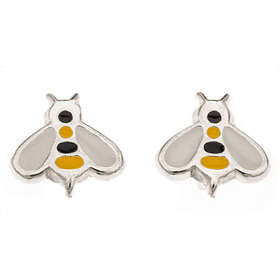 Silver Bar Bee örhängen 7 mm 4978