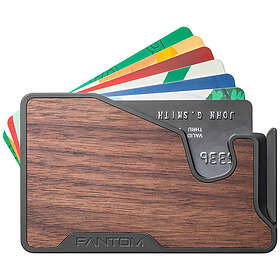 Fantom X Slim Walnut korthållare för 5-10 kort