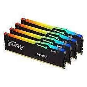 Kingston FURY Beast RGB DDR5 5600MHz 4x32GB (KF556C40BBAK4-128)