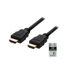 Deltaco Ultra High Speed HDMI-kabel 2.1 Svart 5m