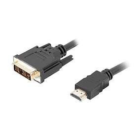 Lanberg HDMI till DVI-D Single Link Kabel (1.8 Meter)