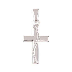 Saurum vitguld konfirmationskors 8140 00 000