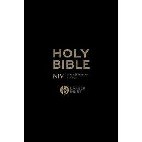 New International Version: NIV Larger Print Personal Black Leather Bible