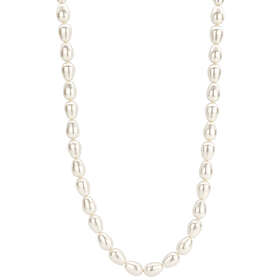 Ti Sento silver pearl halsband 3994PW