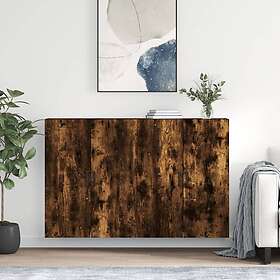 vidaXL Väggskåp 2 st rökfärgad ek 69,5x34x90 cm 3195632