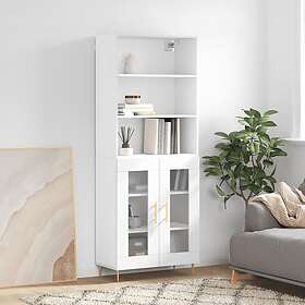 vidaXL Skåp Vit 69.5x34x180cm