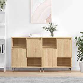 vidaXL Skänk 2 delar Sonoma ek konstruerat trä 3190120