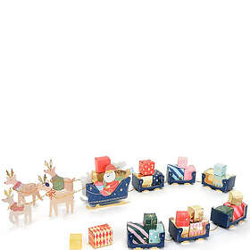 PartyDeco Släde Adventskalender