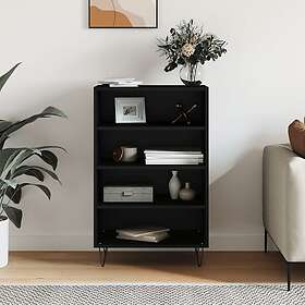 vidaXL Högskåp Svart 57x35x90 cm Konstruerat trä