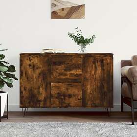 vidaXL Skänk rökfärgad ek 104x35x70 cm konstruerat trä 827209