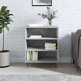 vidaXL Förvaringshylla betonggrå 57x35x70 cm konstruerat trä 827136