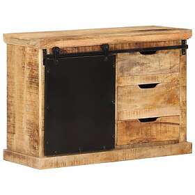 vidaXL Skänk 80x30x55 cm massivt grovt mangoträ 355844