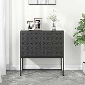 vidaXL Skänk antracit 75x35x75 cm stål 335873