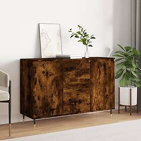 vidaXL Skänk rökfärgad ek 104x35x70 cm konstruerat trä 827201