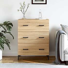 vidaXL Skänk sonoma-ek 69.5x34x90 cm konstruerat trä 827855