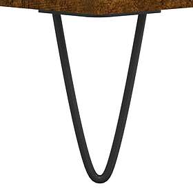 vidaXL Skänk rökfärgad ek 69.5x34x90 cm konstruerat trä 827849