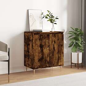 vidaXL Byrå rökfärgad ek 60x35x70 cm konstruerat trä 827153