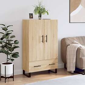 vidaXL Högskåp sonoma-ek 69.5x31x115 cm konstruerat trä 828263