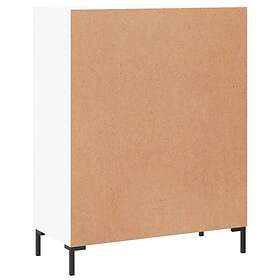 vidaXL Skåp vit 69,5x34x90 cm konstruerat trä 827980