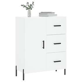 vidaXL Skåp vit 69,5x34x90 cm konstruerat trä 827924