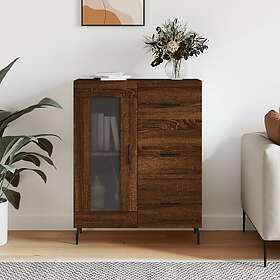 vidaXL Skänk brun ek 69.5x34x90 cm konstruerat trä 828067